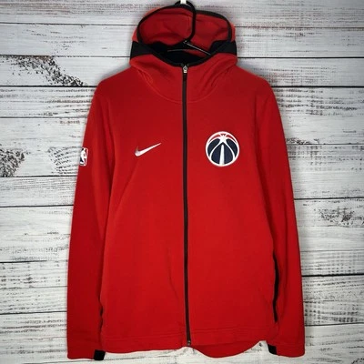 Толстовка с капюшоном на молнии Nike Washington Wizards NBA Therma-Flex Showtime разминка средняя - Изображение 1 из 4