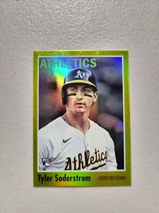2024 TOPPS ARCHIVES YELLOW FOIL (#187) TYLER SODERSTROM RC NM Free Shipping - Picture 1 of 2