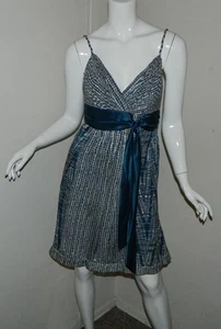 New Women Silk BCBG Max Azria Sleeveless Cocktail Evening Party Dress Size 8P - Picture 1 of 6