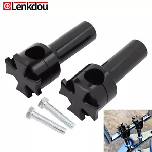 Cross 4" Tall Handlebar Riser Clamp For Harley 1" Touring Sportster Softail Dyna - Bild 1 von 8