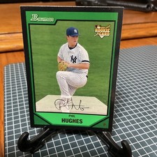 PHIL HUGHES RC 2007 Bowman Draft Pick *Rookie* card #BDP49 (Yankees)