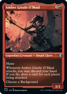 [4x] Amber Gristle O'Maul - Foil Etched Near Mint, English Commander Legends: Ba - Picture 1 of 1