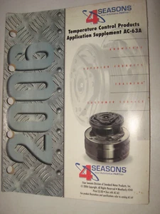 2006 Four SeasonsTemp. Control Products Application Supplement, 137 pgs, #AC-63A - Picture 1 of 1
