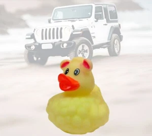 Amarillo Claro Cordero Oveja Goma Pato Jeep Pato 2" - Jeep Cruising Granja Animal - Imagen 1 de 5