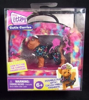 Real Littles Cutie Carries YORKSHIRE TERRIER poseable pup collectable fashions - Image 1 of 2
