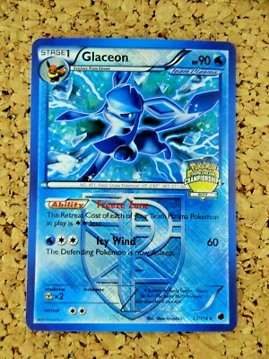 💦 NM CITY PROMO GLACEON 💦 | Pokémon Holo | Plasma Freeze 23/116 | Near Mint + - Image 1 of 4