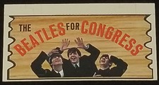 1964 - TOPPS - BEATLES PLAKS - TRADING CARD - #4 - ORIGINAL