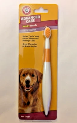 Arm & Hammer Advanced Care Nubby ToothBrush for Dogs - Alternative to Bristles - Image 1 of 4