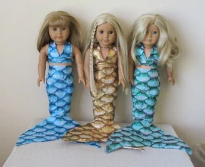 Mermaid Tails for the American Girl or any other 18” Doll - Sparkles - Picture 1 of 7