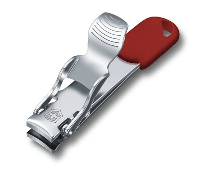 Cortaúñas Victorinox - Plegable Acero Inoxidable con Empuñadura Roja - Suiza Foto 1 de 4