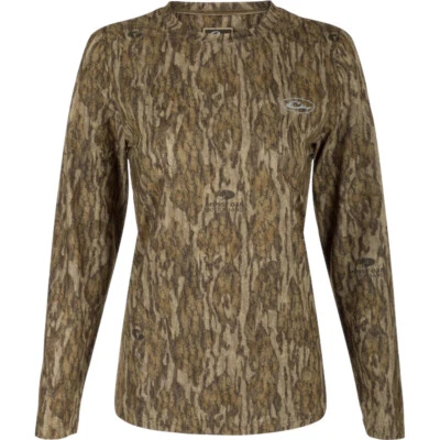 Drake Waterfowl Women's EST Camo Performance Long Sleeve Crew - Image 1 of 2