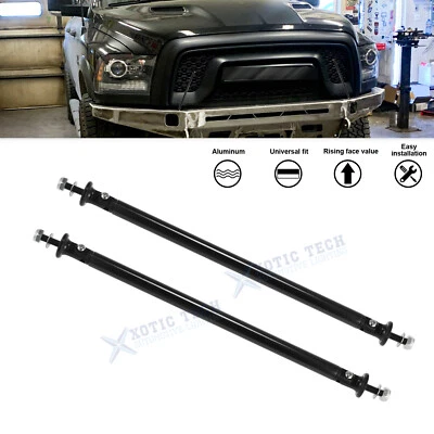 Pair 7.87 Eye-Catching Bumper Lip Rear Diffuser Strut Rod Bars For Ram Rivian - Image 1 of 4