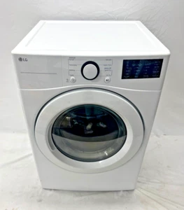 LG DLG3471W 7.4 Cu. Ft. Stackable Gas Dryer w/ Wrinkle Care - White - Picture 1 of 15