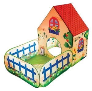 Ab 3 Jahre Kinder Spielhaus zum hineinkrabbeln für Bällebad mit Pop Up Funktion - Bild 1 von 1