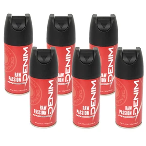 Denim Body Spray Raw Passion 150ml 6 Pack - Picture 1 of 1