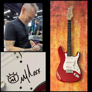 GFA Coal Chamber Drummer * MIKEY COX * Signed Electric Guitar PROOF COA - Picture 1 of 7