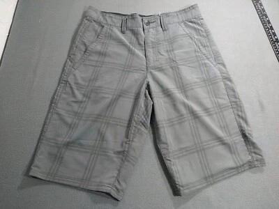 Pantalones Cortos Tony Hawk 900 Hombres W30 L10 Gris/Negro Cuadros Monopatín Playa Exterior  Foto 1 de 4
