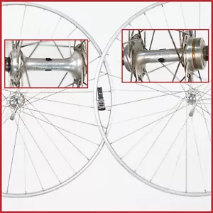 NOS CAMPAGNOLO SUPER RECORD NISI FELGEN RÖHRENRADSATZ VINTAGE RÄDER ALT 32H - Bild 1 von 14