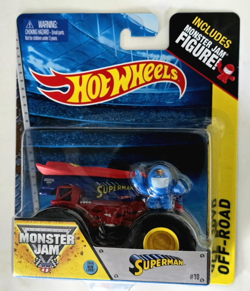 Monster Jam Super Man Hot Wheels Foto 1 de 1