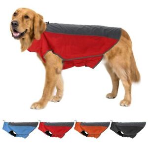 Waterproof Autumn And Winter Cold Proof Pet Coats Jacket Dog's Clothes Vest