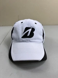 Bridgestone Golf Hat e6 Performance Strap-back White Adjustable Tech Lightweight - Picture 1 of 9