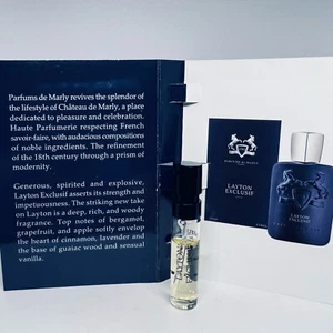 Parfums De Marly Layton Exclusif Eau de Parfum Sample Spray 1.5ml - Picture 1 of 2
