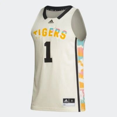 Adidas Grambling State Tigers HBE  Basketball Jersey White #1 SZ Medium - Image 1 of 3