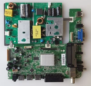 GOODMANS GVLEDHD39DVD 39in ALIMENTATORE LED & SCHEDA MADRE CVB39003 CV9202H-DPW - Foto 1 di 5