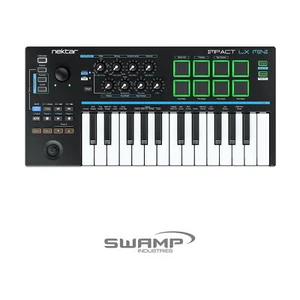 Nektar Impact LX Mini 25-MiniKey 8-Pad MIDI USB Keyboard Controller Joystick - Picture 1 of 5