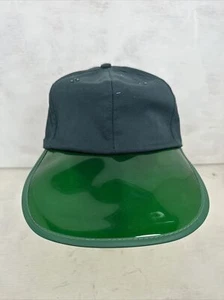 Vintage 70s/80s Fishing Hat Green Tinted Sun Visor hat cap - Fast shipping - Picture 1 of 8