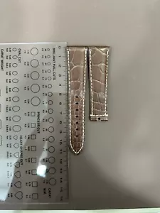 CINTURINO OROLOGIO BREGUET ORIGINALE COCCODRILLO MARRONE 20MM - Foto 1 di 4