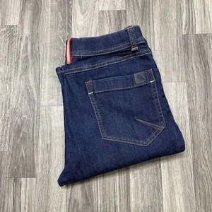 L.L. BEAN Boot Cut Mid Rise Dark Wash Blue Denim Jeans Girl's Size 14 - Picture 1 of 11