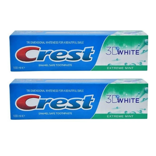 Crest 3D Extreme Mint toothpaste for white teeth 100 ml - Pack Of 2 - Image 1 of 2