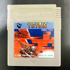 Tetris Nintendo Game Boy 1989 japanische Version DMG-TRA Puzzle-Spiel Retro - Bild 1 von 24