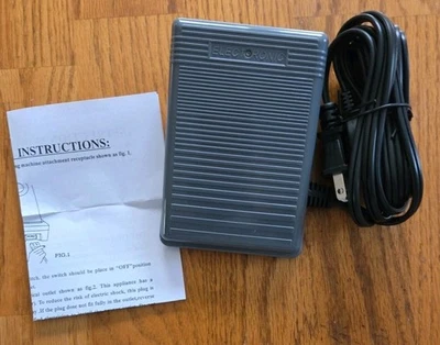 SINGER ELECTRONIC SEWING FOOT PEDAL FC-1902A 3-PIN--NEW - Image 1 of 3