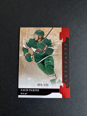 2019-20 Upper Deck Artifacts ZACH PARISE 086/399 - Image 1 of 2