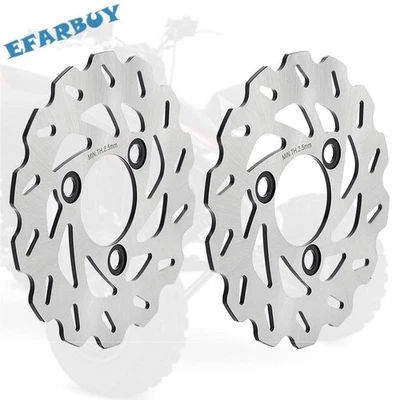 2 rotores de disco de freno delanteros para Suzuki Quadracer 450 LTR450 LT-R450Z 2x4 2006-2011 Foto 1 de 4