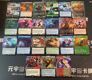 Magic MTG Hide on the Ceiling Spider-Sense Borderless Marvel Spider-Man Lot*21 - Picture 1 of 2
