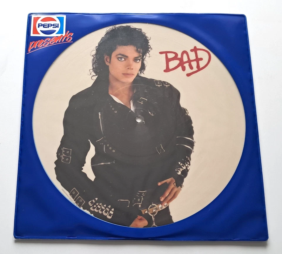 Michael Jackson - Bad 1987 Epic Records / Pepsi Promo Picture Disc LP - Image 1 of 4