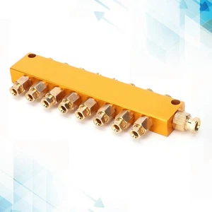 Oil Distributor Adjustable Tubing Piston Separator B Type 1 Inlet 8 Outlet✈ - Picture 1 of 12