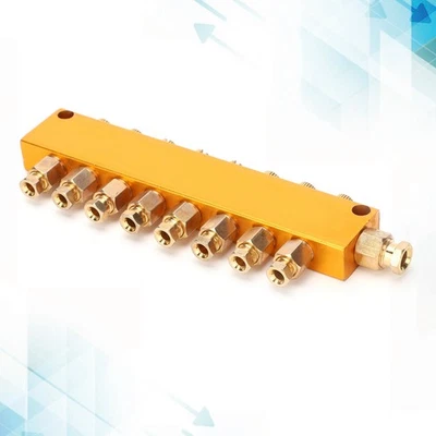 Oil Distributor Adjustable Tubing Piston Separator B Type 1 Inlet 8 Outlet✈ - Image 1 of 4