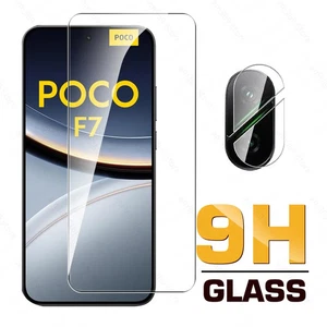 Kamera Linse + Displayschutzfolie Hartglas Guard Saver für Poco F7 f7 - Bild 1 von 8