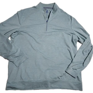 Johnnie-O Herren 1/4 Zip Grün Performance Pullover XL Stretch Golf - Bild 1 von 5