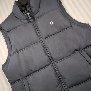 The American Outdoorsman Herren gefütterte Weste Sherpa Kragen marineblau Medium - Bild 1 von 11