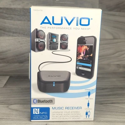 Receptor de música Auvio 1500476 Bluetooth NFC nuevo (caja abierta) Foto 1 de 4