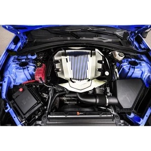 Engine Shroud Cover White CF Inlay 9p for 2016-18 Camaro 1LT [Polished/Brushed] - Bild 1 von 6