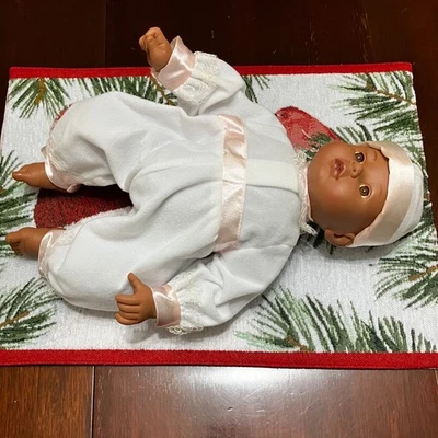 Винтаж 1997 афроамериканская кукла с мягким телом 15 дюймов виниловые конечности, съемные крылья - Изображение 1 из 4