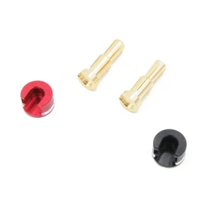AHZ LOWPRO Heatsink Bullet Plug Grips (4mm-5mm Bullets) (Black / Red) - AHZ01702 - Picture 1 of 1