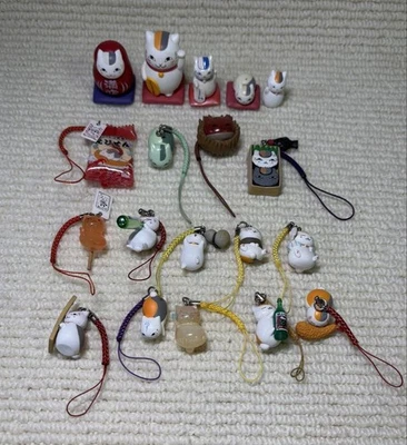 Natsume’s Book of Friends Mini Figure strap lot of 19 Set sale Nyanko Sensei - Image 1 of 4