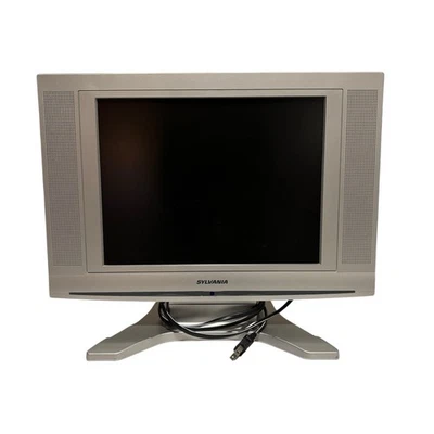 Vintage Y2K Sylvania LCD TV Retro Gaming Model 6615LG Approx 8.5 x 12.5 - Image 1 of 4